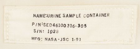 Lot #4447  Space Shuttle Urine Sample Container - Image 3