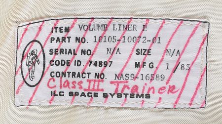 Lot #8665  Space Shuttle Volume Liner E - Image 2