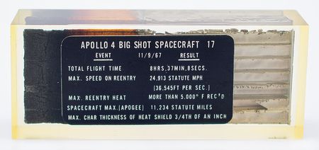 Lot #8085  Apollo 4 Flown Heat Shield