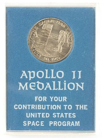 Lot #8226  Apollo 11 Medallion - Image 1