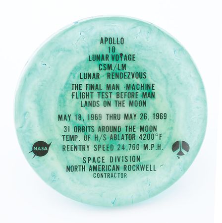 Lot #8084  Apollo 10 Flown Command Module Fragments - Image 2