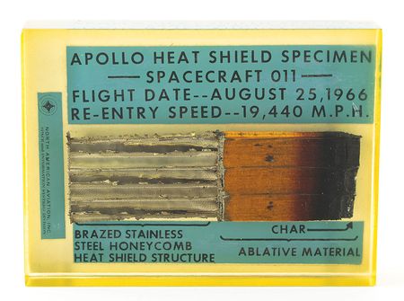 Lot #8115  AS-202 Flown Heat Shield Fragment - Image 1