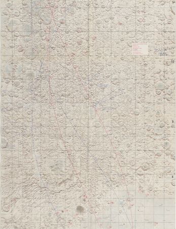 Lot #8334  Apollo 15 Flown Lunar Contingency Chart - Image 1