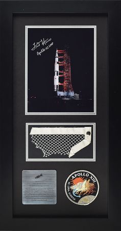 Lot #8293  Apollo 13 Lunar Module Flown Netting