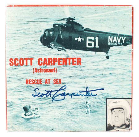 Lot #8048 Scott Carpenter Signed Film - Image 1