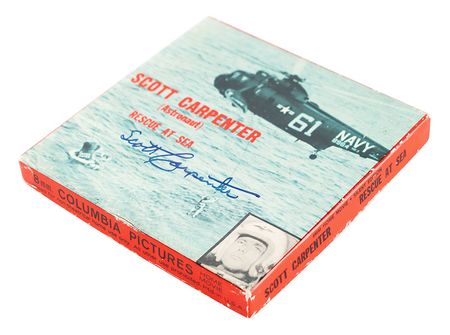Lot #8048 Scott Carpenter Signed Film - Image 3
