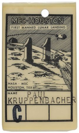 Lot #8232  Apollo 11 Recovery Operation Access Badge - Image 1