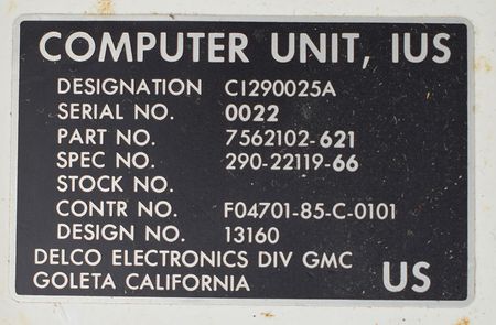 Lot #8639  Space Shuttle Centaur Inertial Upper Stage Computer Unit Assembly - Image 5