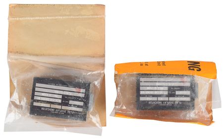 Lot #8104  Apollo Lunar Module Group of (2) 'Barber Pole' Talkback Indicators - Image 1