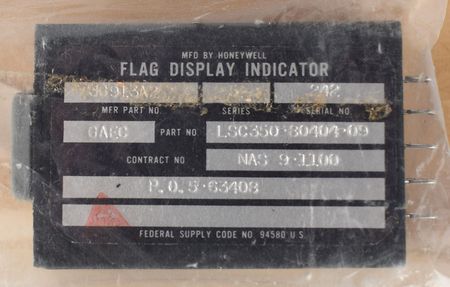 Lot #8104  Apollo Lunar Module Group of (2) 'Barber Pole' Talkback Indicators - Image 4