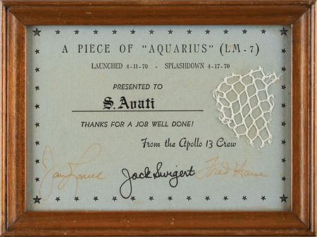 Lot #8289  Apollo 13 Flown Lunar Module Netting - Image 2
