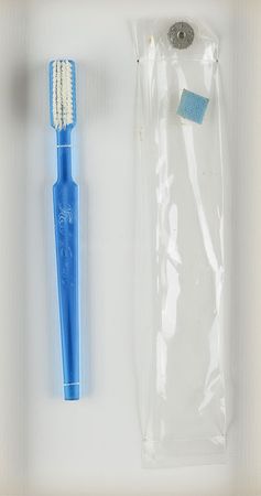 Lot #8346 Charlie Duke's Apollo 16 Lunar Flown Toothbrush - Image 2