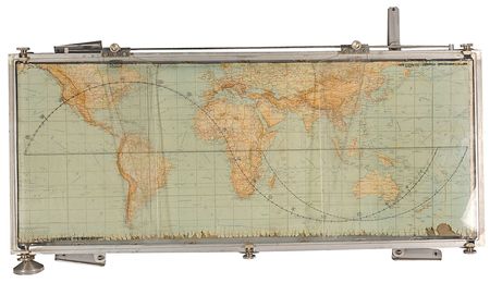 Lot #8581  Salyut Space Station Map Mockup