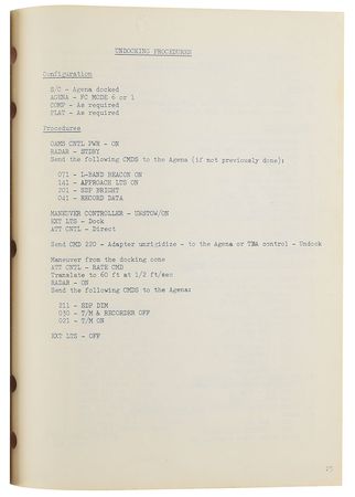 Lot #8063  Gemini 11 Flight Plan - Image 3