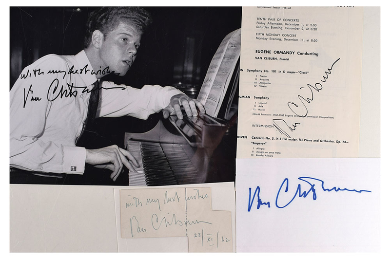 Lot 752 Van Cliburn