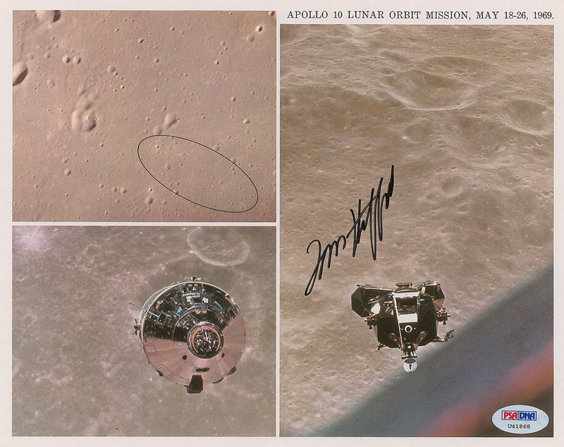 Lot 617 Tom Stafford Signed Photograph