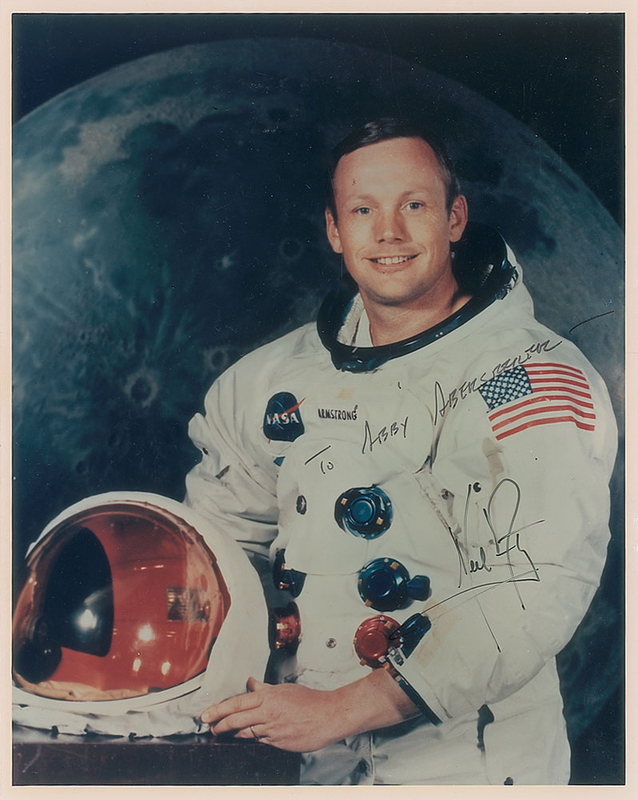 Lot 563 Neil Armstrong Signed Photograph