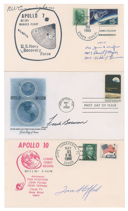 Lot 574 Apollo Astronauts Covers