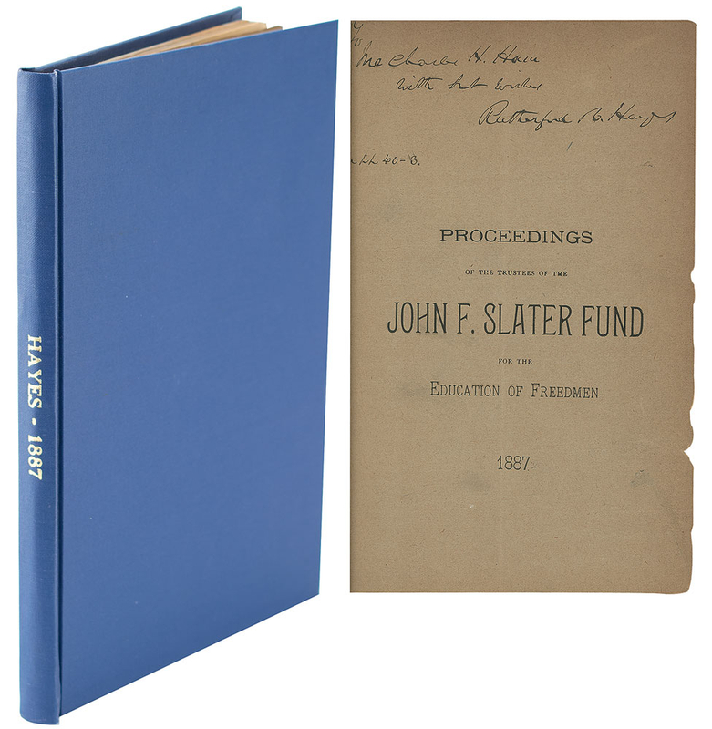 Lot 33 Rutherford B. Hayes Book