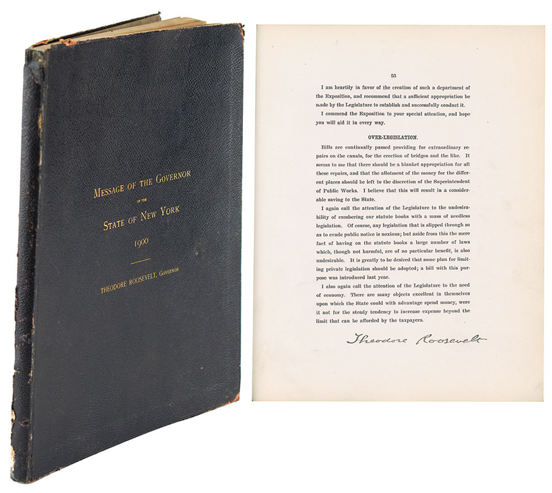 Lot 41 Theodore Roosevelt Book