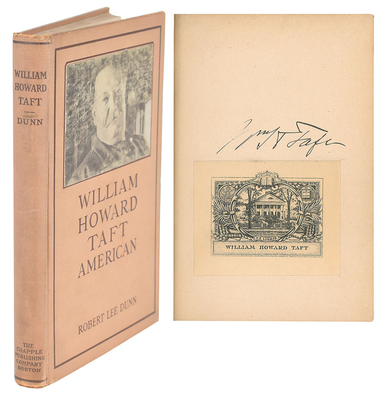 Lot 48 William H. Taft Book