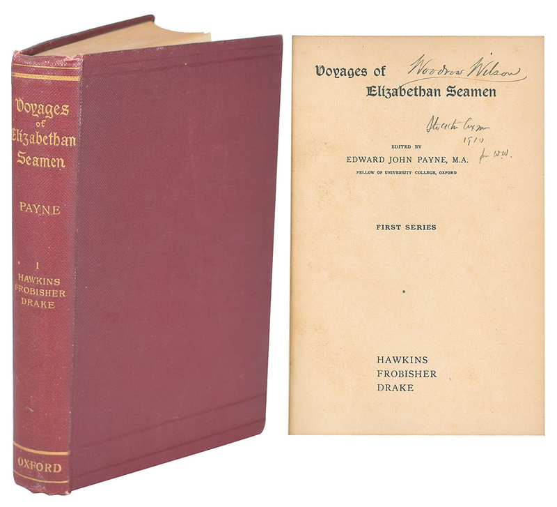 Lot 55 Woodrow Wilson Book