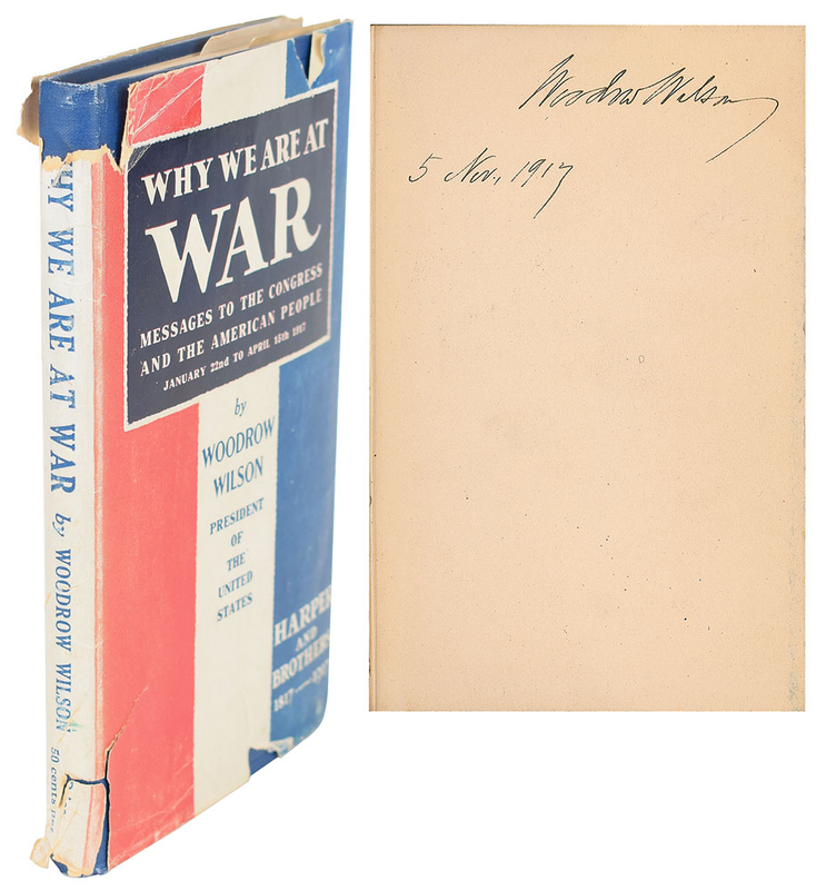 Lot 52 Woodrow Wilson Book