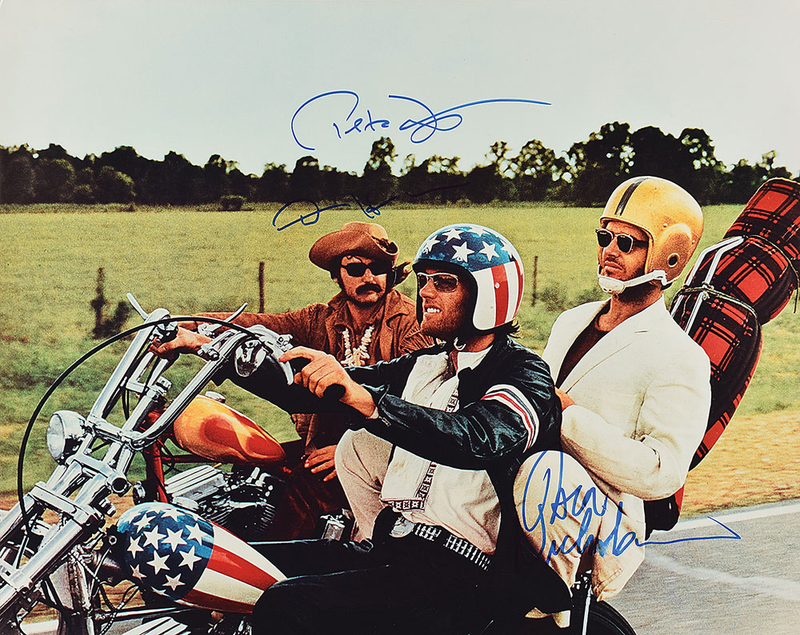 Lot 909 Easy Rider: Huge photo of the Easy Rider bikers