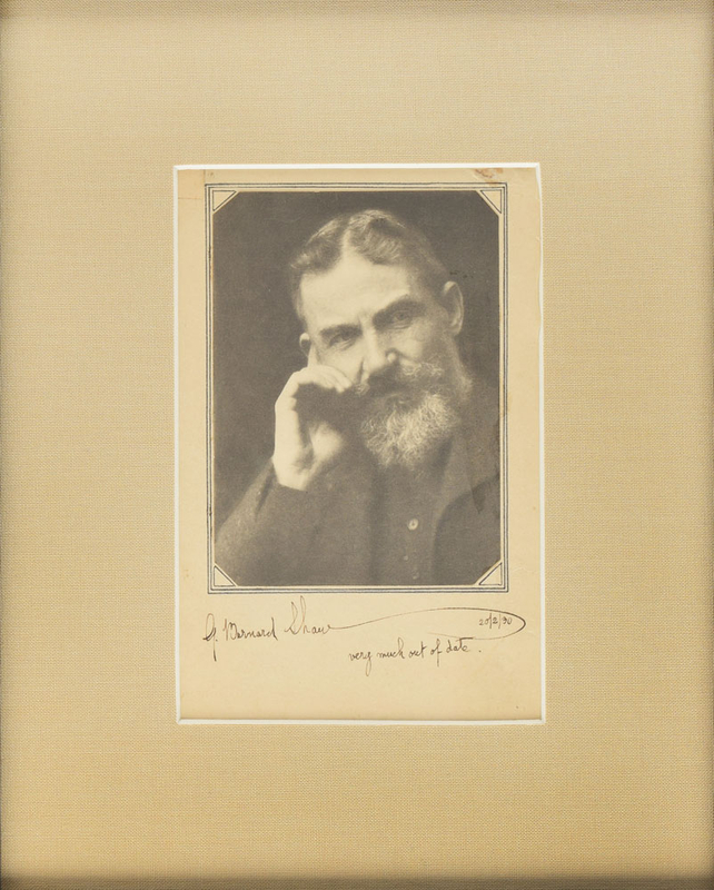Lot 719 George Bernard Shaw: 