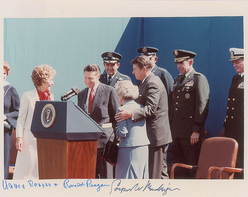 Lot 165 Ronald and Nancy Reagan Signed Photograph