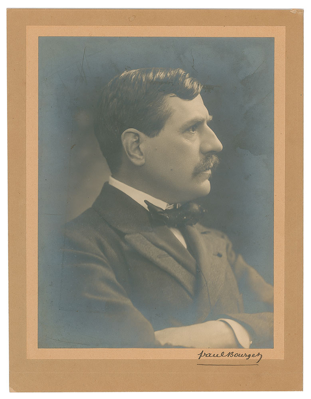 Lot 730 Paul Bourget Signed Photograph