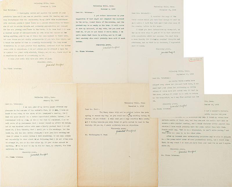 Lot 732 Gamaliel Bradford