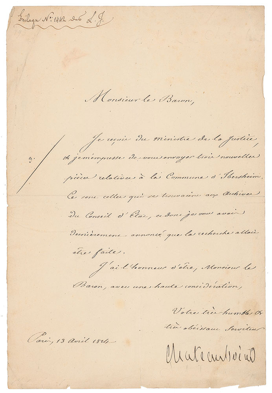 Lot 734 Francois-Rene de Chateaubriand