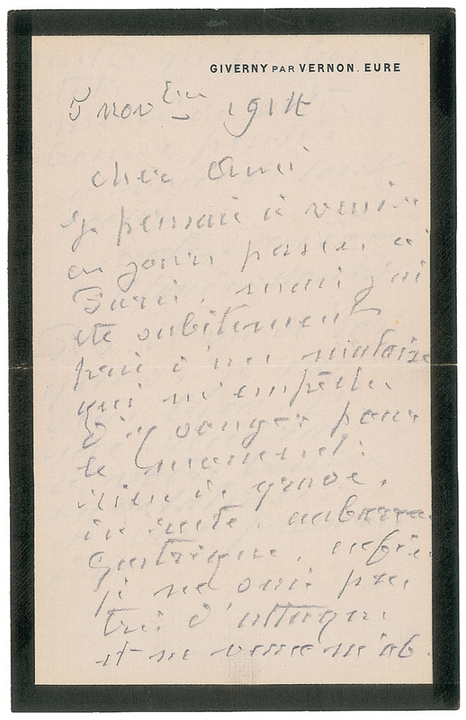 Lot 637 Claude Monet: Monet on his 