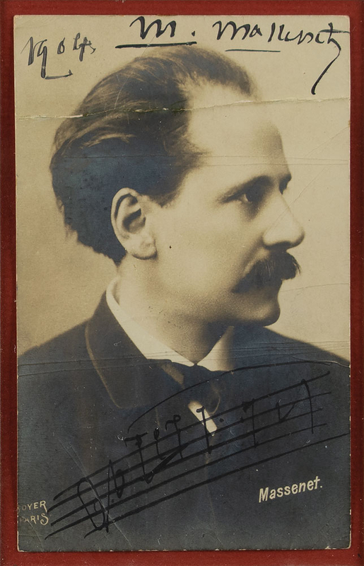 Lot 785 Jules Massenet Signed Photograph