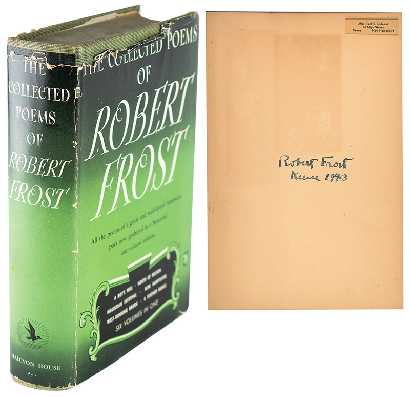 Lot 736 Robert Frost Book