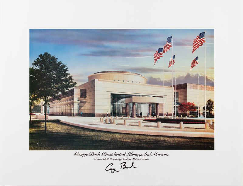 Lot 77 George Bush Print