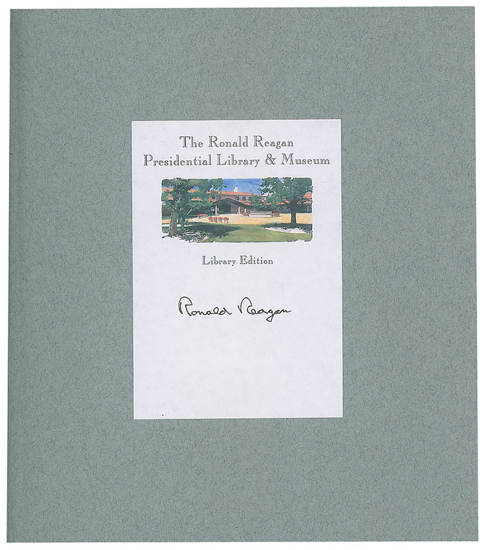 Lot 159 Ronald Reagan Book