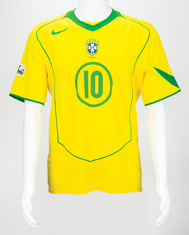 Lot 1050 Soccer: Ronaldinho Jersey