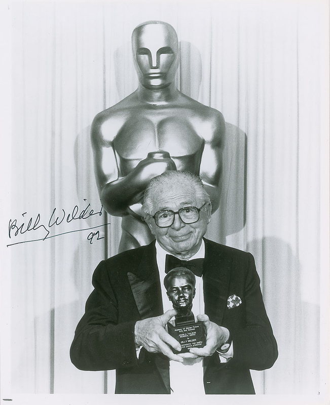 Lot 985 Billy Wilder Signed Photograph