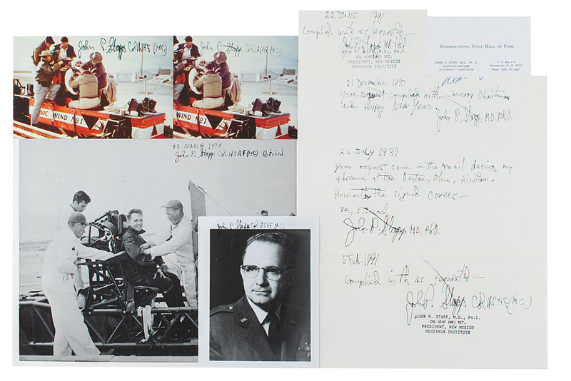 Lot 557 John P. Stapp Group Lot