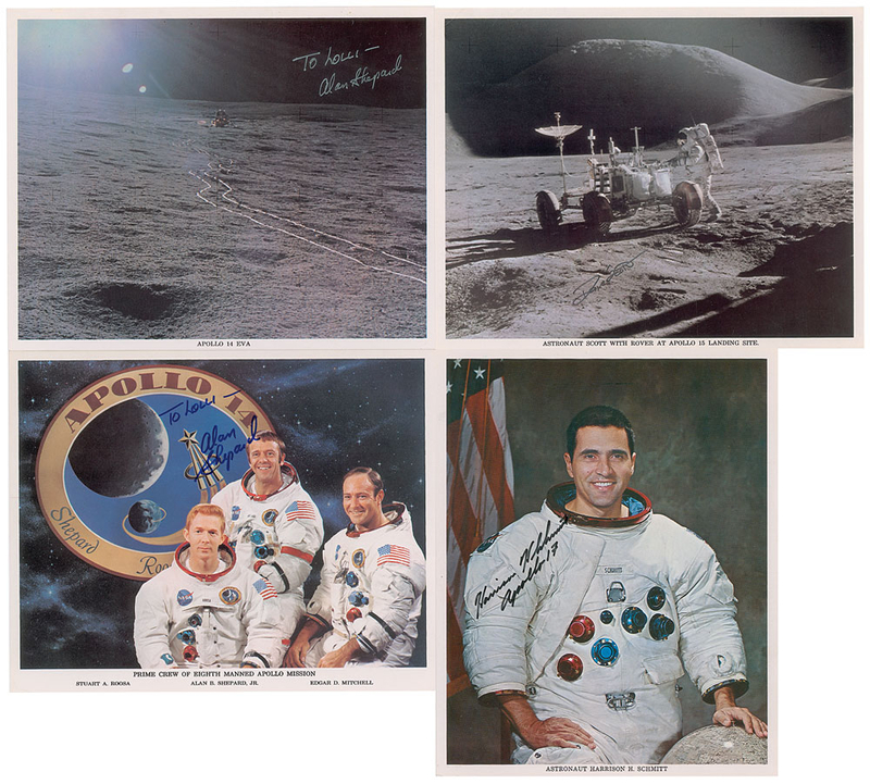Lot 605 Moonwalkers Signed Photographs