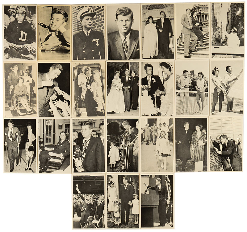 Lot 140 John F. Kennedy Trading Cards