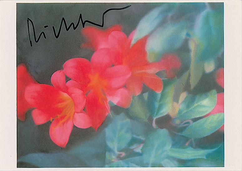 Lot 657 Gerhard Richter Postcard