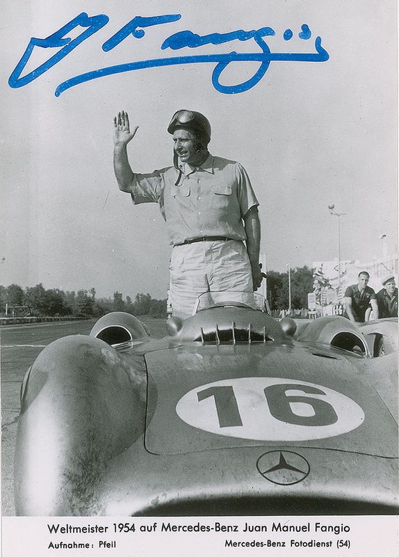 Lot 1321 Juan Manuel Fangio