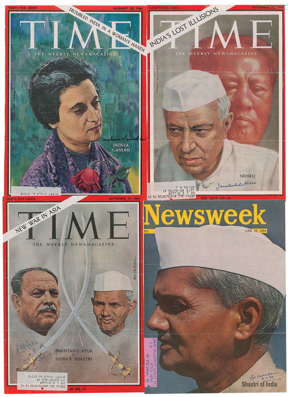 Lot 286 Indian Leaders Magazine Covers