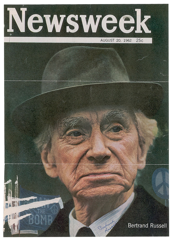 Lot 414 Bertrand Russell Magazine Cover