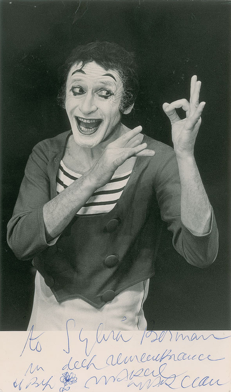 Lot 942 Marcel Marceau
