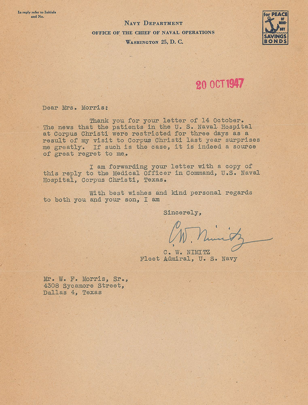 Lot 541 Chester W. Nimitz