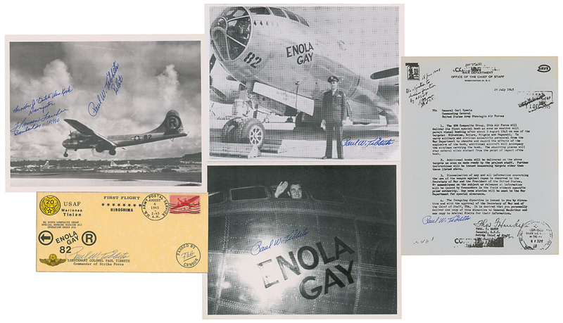 Lot 521 Enola Gay: Paul Tibbets Group Lot